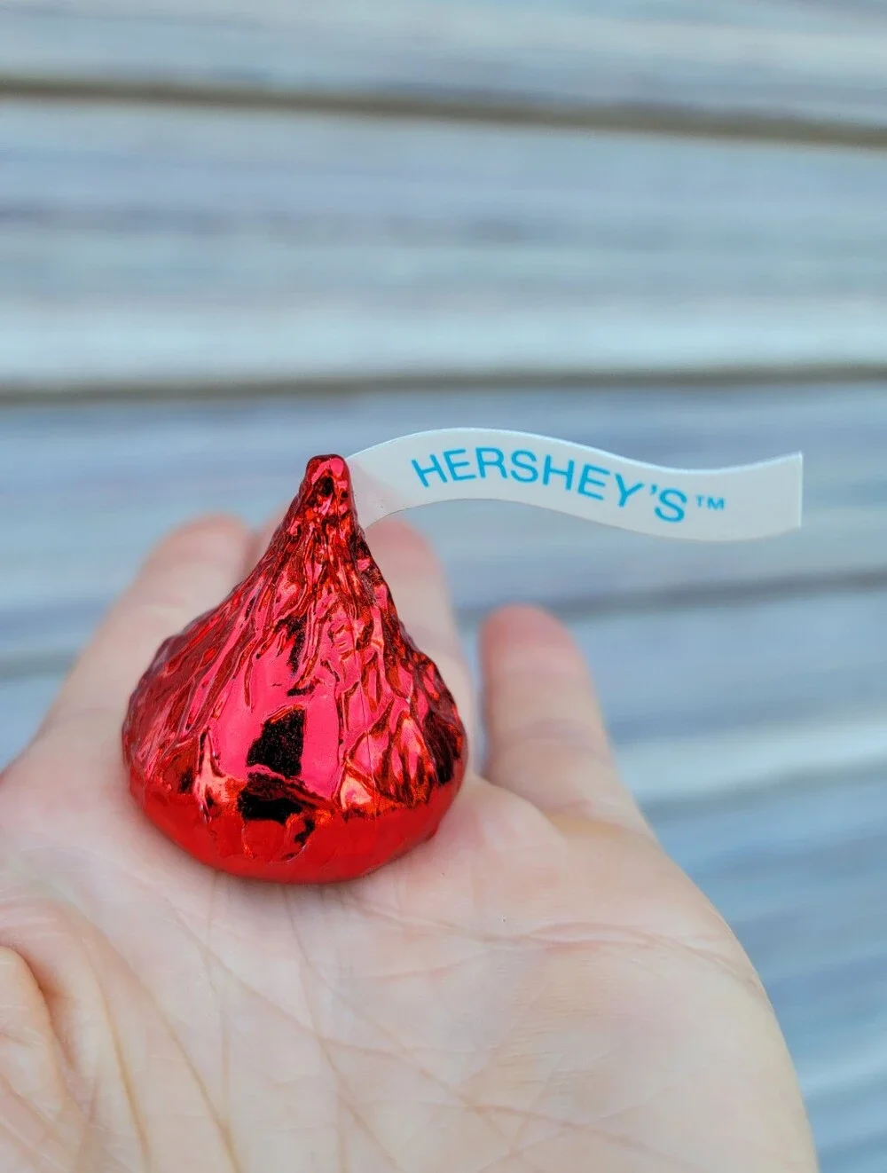 Vintage Red Hershey's Kiss Chocolate Candy Pin Brooch, 1996 HFC